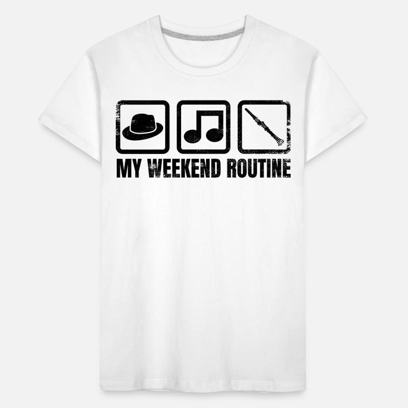 Meine Wochenendroutine Kinder Premium Bio T-Shirt