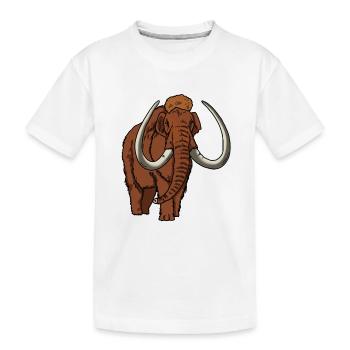 Couleur mammouth - T-shirt bio Premium Enfant - blanc - Devant