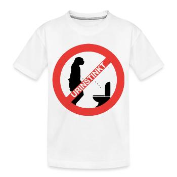 Urinstinkt - Kinder Premium Bio T-Shirt - Weiß - Vorne