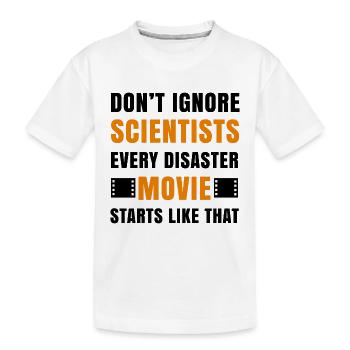 Soirée cinéma Fernsehabend Movies Déclaration Cineast - T-shirt bio Premium Enfant - blanc - Devant