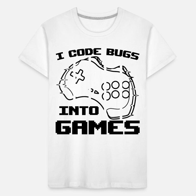 Videospiel Programmierer Kinder Premium Bio T-Shirt