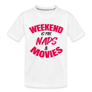 Déclaration de Movie Night Streaming Cineast Movies - T-shirt bio Premium Enfant - blanc - Devant