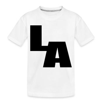 LOS ANGELES Kalifornien - Kinder Premium Bio T-Shirt - Weiß - Vorne