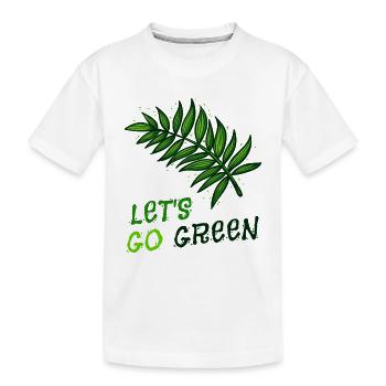Environment Environmentalist Statement Eco-friendly - Kids' Premium Organic T-Shirt - white - Front