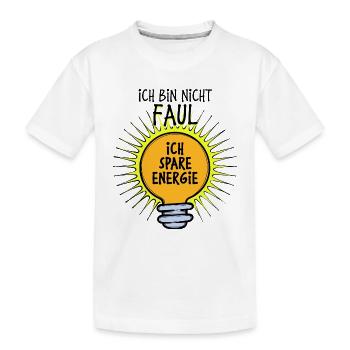 Umweltfreundlich Cooler Spruch Umwelt Umweltschutz - Kinder Premium Bio T-Shirt - Weiß - Vorne