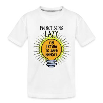 Environmentalists Statement Sustainability Environment - Kids' Premium Organic T-Shirt - white - Front
