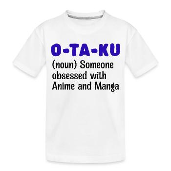 Japanisch Comic Statement Manga Anime Otaku - Kinder Premium Bio T-Shirt - Weiß - Vorne