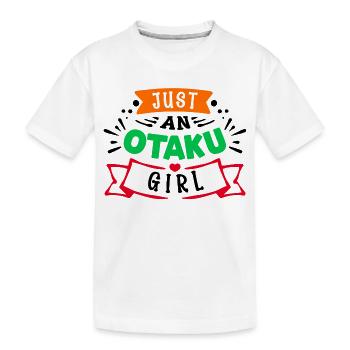 Girls Anime Manga Statement Otaku Mangastyle - T-shirt bio Premium Enfant - blanc - Devant