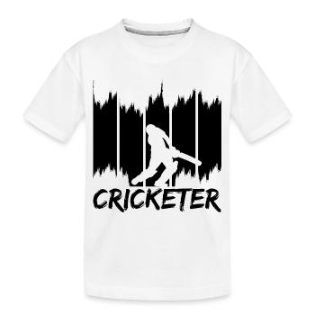Cricketer - T-shirt bio Premium Enfant - blanc - Devant