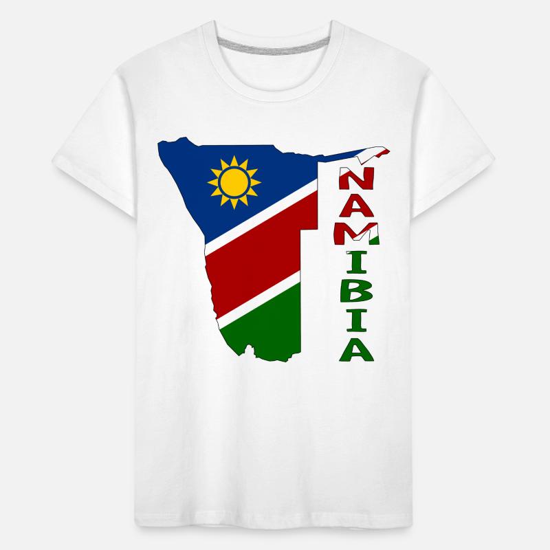 Namibia Map Flag Kids' Premium Organic T-Shirt