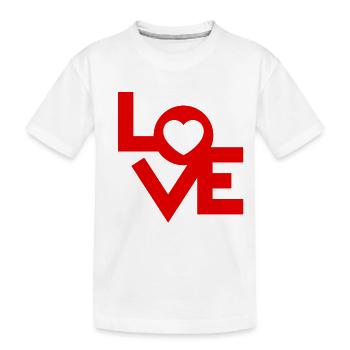 Unleash your romance - Kids' Premium Organic T-Shirt - white - Front