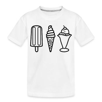 Glace - T-shirt bio Premium Enfant - blanc - Devant