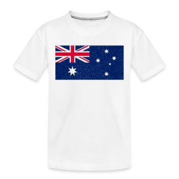 Australia - Kids' Premium Organic T-Shirt - white - Front