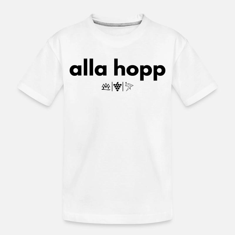 alla hopp - Kinder Premium Bio T-Shirt - Weiß