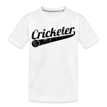 Cricketer - T-shirt bio Premium Enfant - blanc - Devant