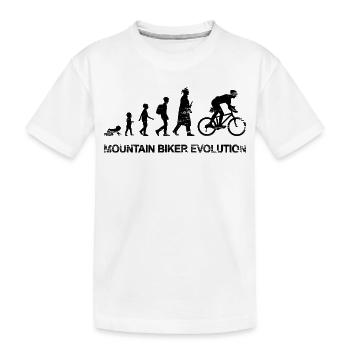 Développement d’un vététiste - T-shirt bio Premium Enfant - blanc - Devant
