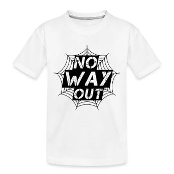 Toile d’araignée sans issue - T-shirt bio Premium Enfant - blanc - Devant