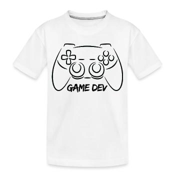 Producteur de jeux vidéo - T-shirt bio Premium Enfant - blanc - Devant