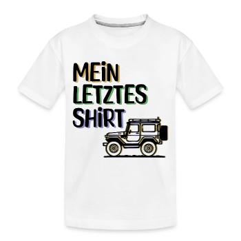 Wanderer Camping Statement Campingplatz Ferien - Kinder Premium Bio T-Shirt - Weiß - Vorne