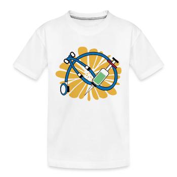 Médecin Superviseur d’emploi Profession Succès Carrière - T-shirt bio Premium Enfant - blanc - Devant