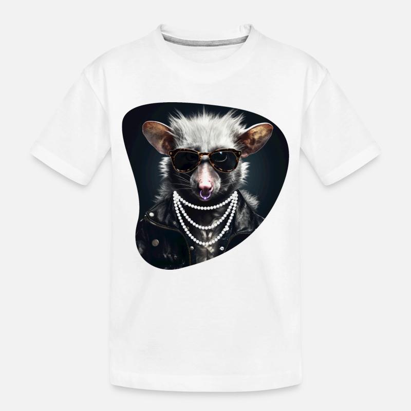 Opossum de roche dure - T-shirt bio Premium Enfant - blanc