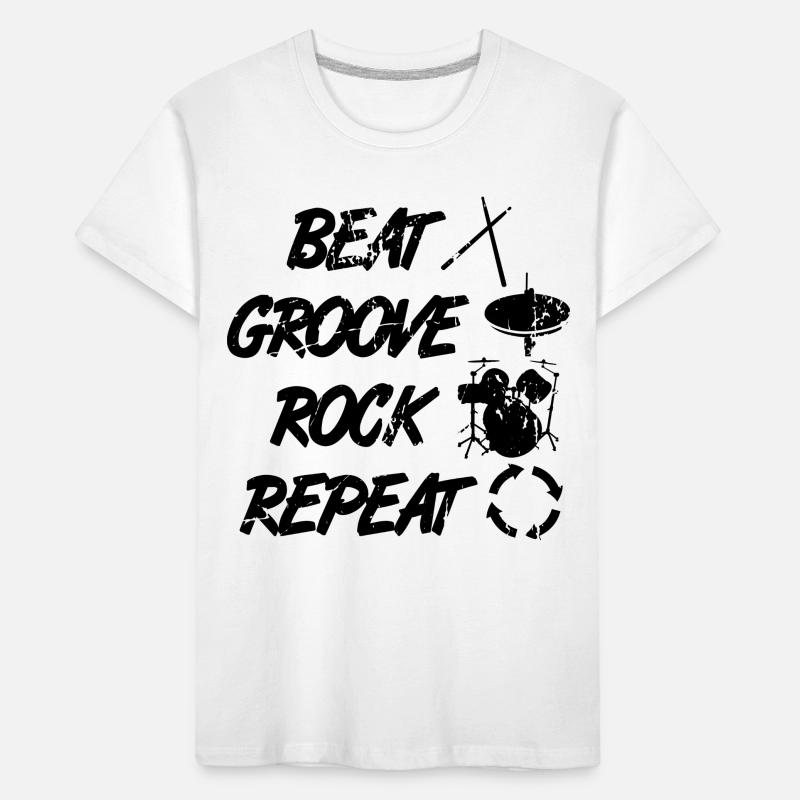 Percussion Techniques Kids' Premium Organic T-Shirt