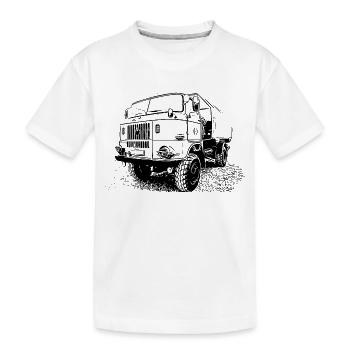 W50 Classic - Kids' Premium Organic T-Shirt - white - Front