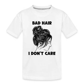 Je ne me soucie pas de l’attitude cool - T-shirt bio Premium Enfant - blanc - Devant