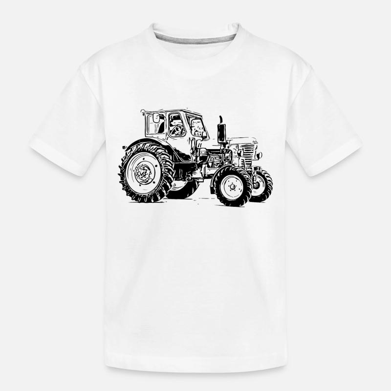 Belarus MTS 50 - Kinder Premium Bio T-Shirt - Weiß