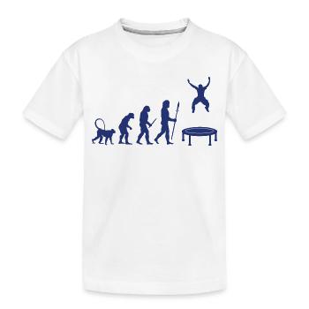 Développement du trampoline - T-shirt bio Premium Enfant - blanc - Devant