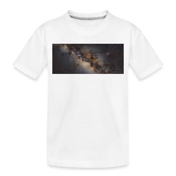 Foto Tasse MilkyWay - Kinder Premium Bio T-Shirt - Weiß - Vorne