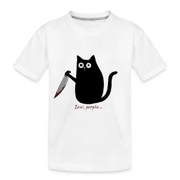 Eew, people... - Kinder Premium Bio T-Shirt - Weiß - Vorne