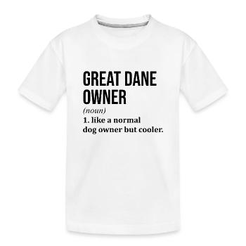 Dogue allemand - T-shirt bio Premium Enfant - blanc - Devant