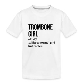 Trombone Trombone Trombone - T-shirt bio Premium Enfant - blanc - Devant