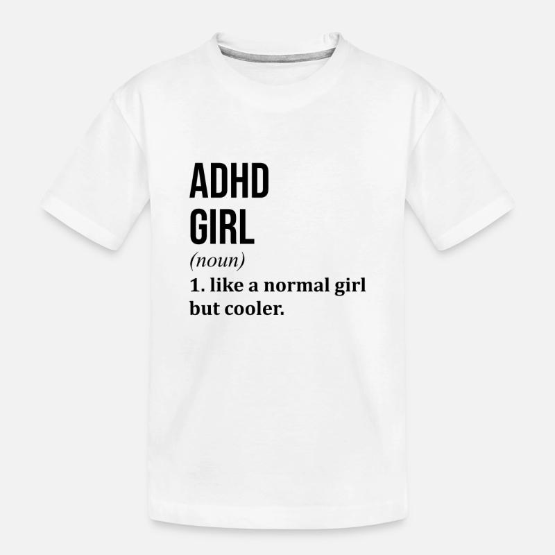 TDAH - T-shirt bio Premium Enfant - blanc