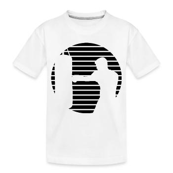 Boxer - Kids' Premium Organic T-Shirt - white - Front