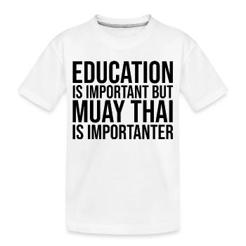 Muay Thai Muay Thai Muay Thai - T-shirt bio Premium Enfant - blanc - Devant