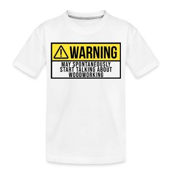 Schreiner - Kinder Premium Bio T-Shirt - Weiß - Vorne