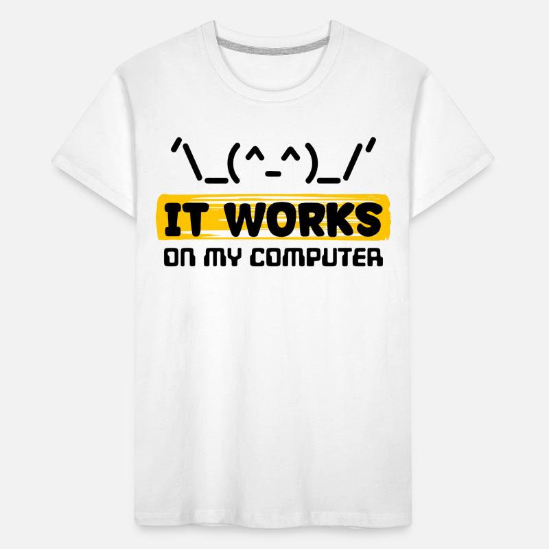 Coden Skripting Computerfreak Developer Statement Kinder Premium Bio T-Shirt