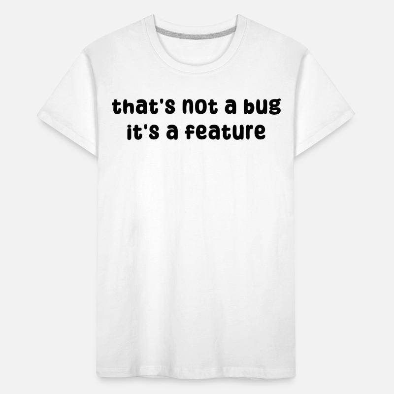 Developer Geek Bugs Code Computer Science Statement Kids' Premium Organic T-Shirt