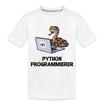 Programmer Computer Code Developer Statement - Kids' Premium Organic T-Shirt - white - Front
