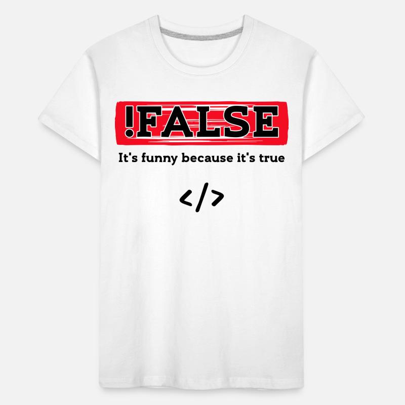 Code Debug Programmer Developer Funny Sayings Kids' Premium Organic T-Shirt