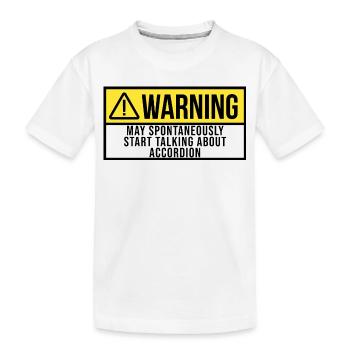 Accordéon Accordéon Accordéon - T-shirt bio Premium Enfant - blanc - Devant