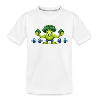 Halophiles de brocoli - T-shirt bio Premium Enfant - blanc - Devant