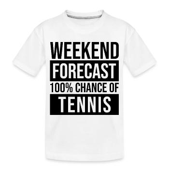 Tennis Tennis Tennis - T-shirt bio Premium Enfant - blanc - Devant