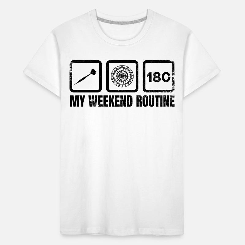 Ma routine du week-end T-shirt bio Premium Enfant