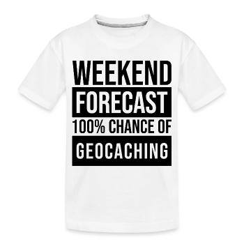 Geocache Geocache Geocache - Kids' Premium Organic T-Shirt - white - Front