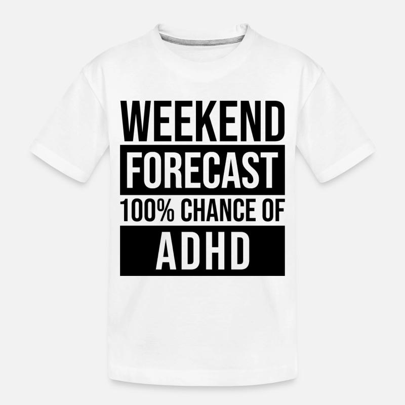 ADHS - Kinder Premium Bio T-Shirt - Weiß