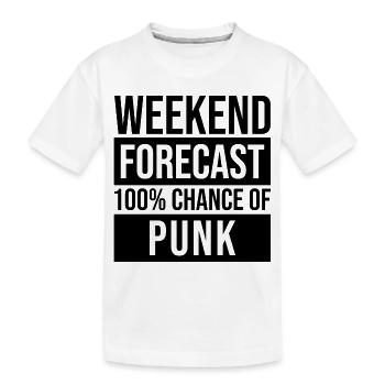 Punk - Kids' Premium Organic T-Shirt - white - Front