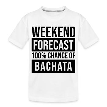Bachata - Kids' Premium Organic T-Shirt - white - Front
